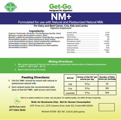 Organic Get-Go NM+