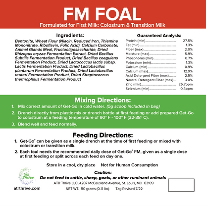 FM Foal Back Label