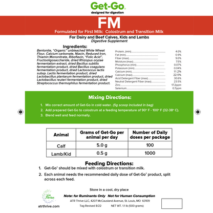 FM Organic Back Label
