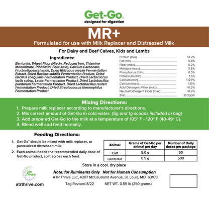 MR+ Back Label
