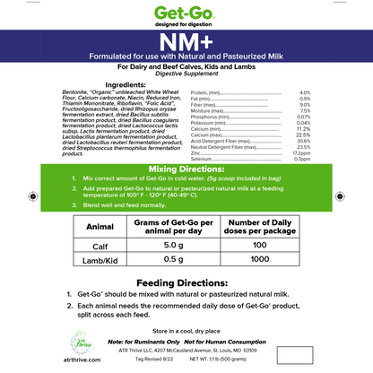 NM Organic Back Label